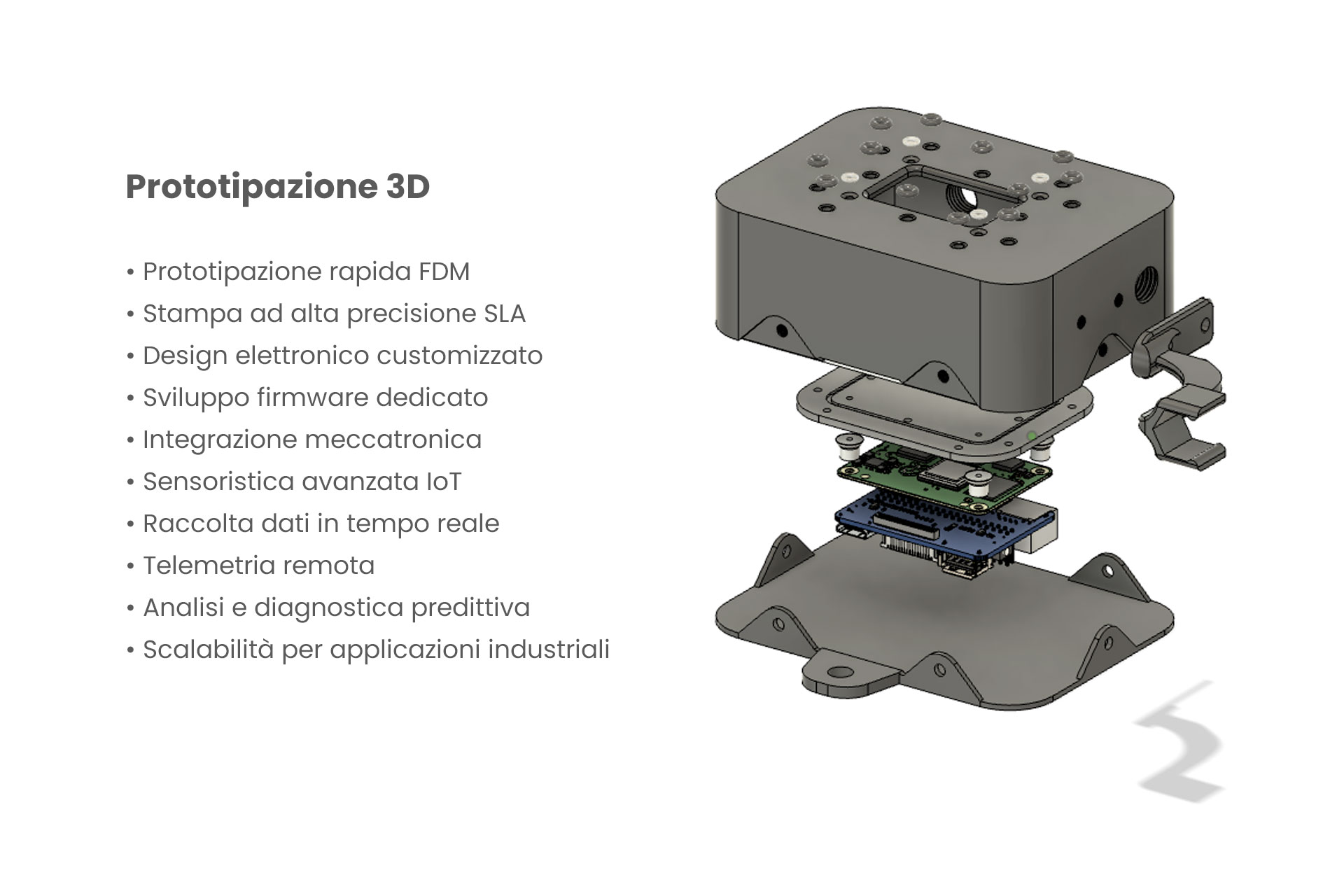 Prototipazione 3D e stampa 3D professionale - Servizi di modellazione tridimensionale e realizzazione prototipi