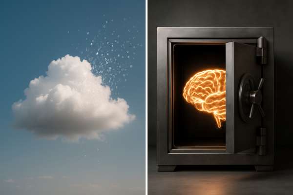 Confronto visivo tra intelligenza artificiale in cloud e on-premise